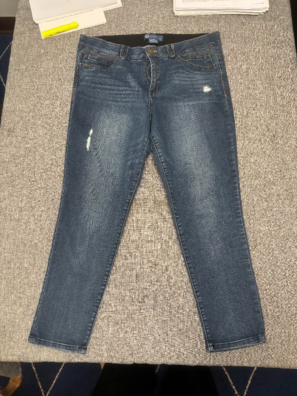 Democracy Jeans, Ab Solution, size 16 distressed